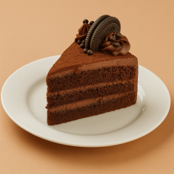 کیک شکلاتی با خامه شکلاتی